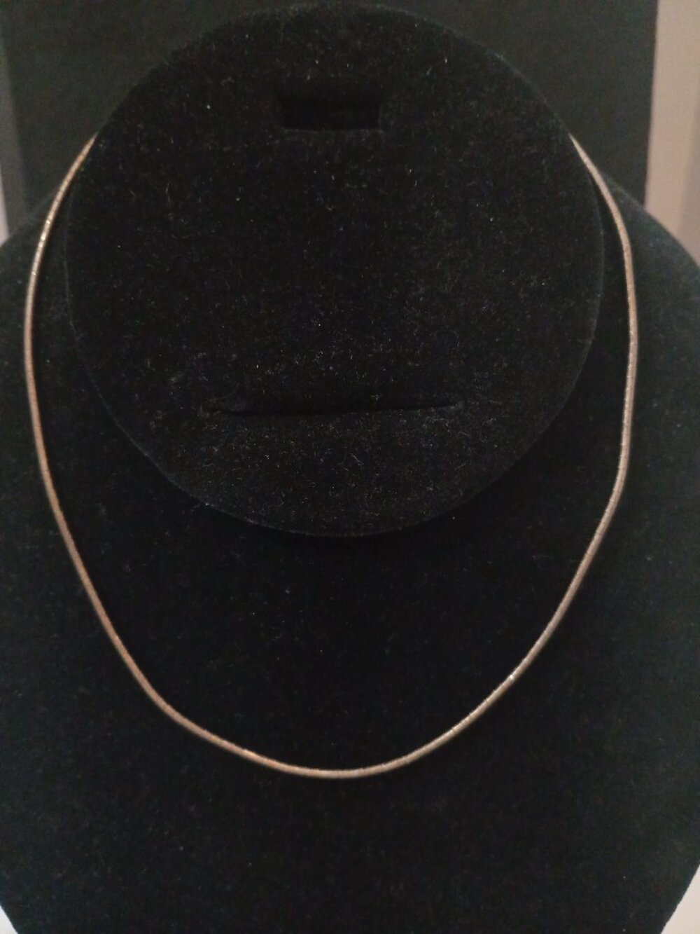Vintage Italy 925 Reversible Silver Omega Choker
